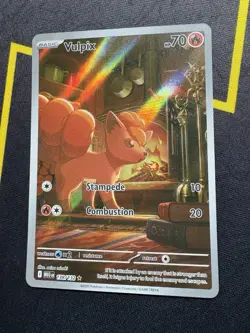 Pokemon TCG Vulpix 138/132 - Illustration Rare - Mega Evolution - Near Mint - A - Image 2