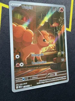 Pokemon TCG Vulpix 138/132 - Illustration Rare - Mega Evolution - Near Mint - A - Image 3