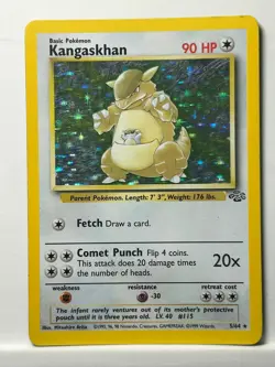 Kangaskhan 5/64 Rare Jungle Pokemon Unlimited Holo LP Mitsuhiro Arita - Image 1