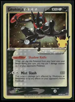 Greninja Star SWSH144 Holo Sword & Shield Promo NM/M Pokemon - Image 1