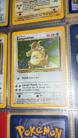 Pokemon TCG Kangaskhan Jungle 5/64 Holo Unlimited Holo Rare - Image 1