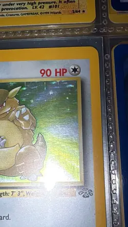 Pokemon TCG Kangaskhan Jungle 5/64 Holo Unlimited Holo Rare - Image 3