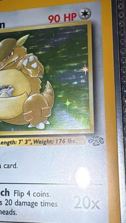 Pokemon TCG Kangaskhan Jungle 5/64 Holo Unlimited Holo Rare - Image 4
