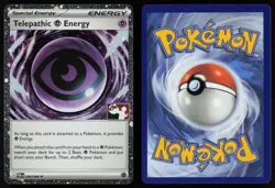 Pokemon TCG Telepathic Psychic Energy 088/088 Prize Pack Series 9 Cosmo Holo NM - Image 3