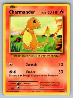 Charmander XY - Evolutions #9/108 Common,Reverse Holo Pokemon Card - Image 1