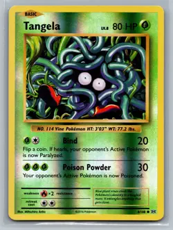 Tangela XY - Evolutions #8/108 Common,Reverse Holo Pokemon Card - Image 1