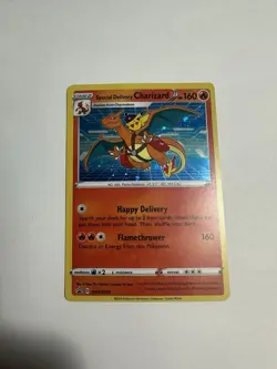 Damage Crease Special Delivery Charizard SWSH075 SWSH Sword & Shield Promo Card - Image 1