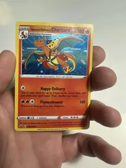 Damage Crease Special Delivery Charizard SWSH075 SWSH Sword & Shield Promo Card - Image 4