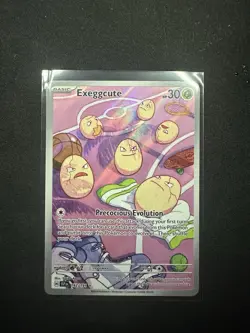Pokemon TCG Surging Sparks Exeggcute Full Art Illustration Rare 192/191 NM - Image 1