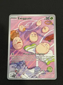 Pokemon TCG Exeggcute 192/191 SV Surging Sparks Illustration Rare Card - Image 1