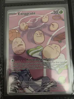 Pokemon Exeggcute TCG Card Surging Sparks Illustration, Rare Holo, 192/191 - Image 1