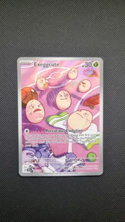 Pokemon Exeggcute TCG Illustration Rare Card Surging Sparks 192/191 NM - Image 1