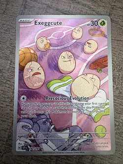 Pokemon Exeggcute TCG Illustration Rare Card Surging Sparks 192/191 - Image 1