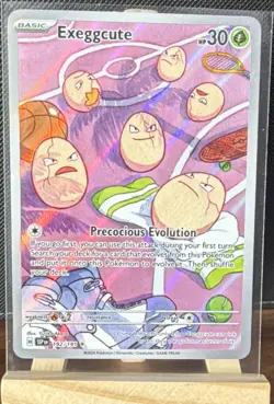 Pokemon TCG Exeggcute 192/191 Sv08 Surging Sparks Illustration Rare Holo 2 - Image 1