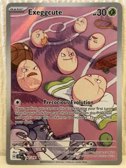 Pokemon Exeggcute TCG Illustration Rare Card Surging Sparks 192/191 - Image 1