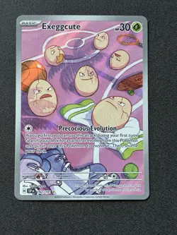 Pokemon Exeggcute TCG Card 192/191 Surging Sparks Illustration Rare Holo - Image 1