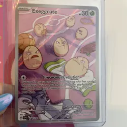 Pokemon Exeggcute TCG Illustration Rare Card Surging Sparks 192/191 NM Condition - Image 1