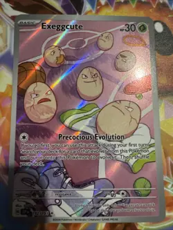 Pokemon Exeggcute TCG Illustration Rare Card 192/191 Surging Sparks NM - Image 1