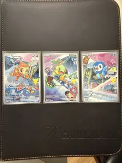 Full Set of 9 Pokemon First Partner Series 1 Illustration Collection English - Image 3