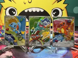 Pokemon Full Set of 9 First Partner Series 1 Illustration Collection English NM - Image 1