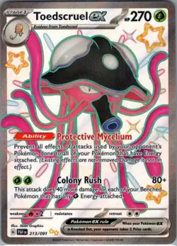 Toedscruel ex 213/091 SV: Paldean Fates - Pokemon Card - NM - Image 1