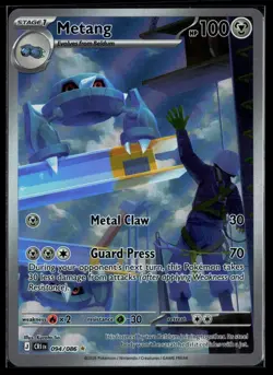Metang 094/086 Chaos Rising Illustration Rare Holo Pokemon - Image 1