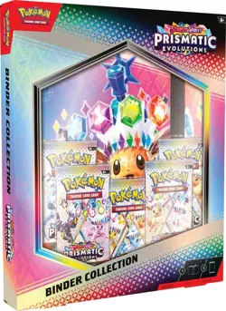 Pokemon TCG: Scarlet & Violet Prismatic Evolutions Binder Collection - FAST SHIP - Image 1