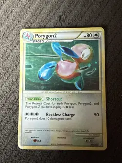 2010 Pokemon Heart Gold Soul Silver Promo HGSS23 Porygon2 Holo LP - Image 1