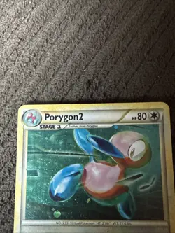 2010 Pokemon Heart Gold Soul Silver Promo HGSS23 Porygon2 Holo LP - Image 2
