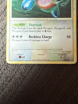 2010 Pokemon Heart Gold Soul Silver Promo HGSS23 Porygon2 Holo LP - Image 3