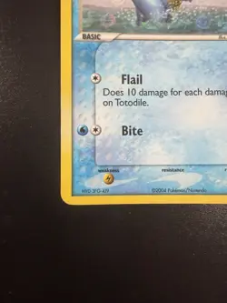 Pokemon Totodile Hidden Legends Reverse Holo Card 79/101 - Image 5