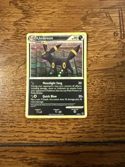 Pokemon TCG Umbreon Holo Rare Undaunted 10/90 NM - Image 1