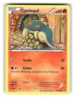 Cyndaquil 18/162 Common BREAKthrough Pokemon Lightly Played - Image 1