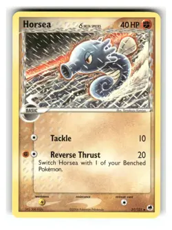 Horsea 31/101 Uncommon Dragon Frontiers Pokemon Lightly Played - Image 1