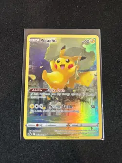 Pokemon TCG Crown Zenith Pikachu Holo Rare Card GG30/GG70 NM Condition - Image 1