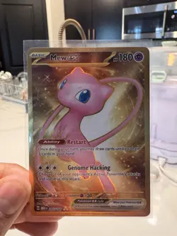 Pokemon TCG Mew ex 205/165 Scarlet & Violet 151 Hyper Rare Full Art Holo - Image 1
