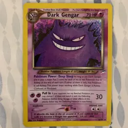 LP- Dark Gengar 6/105 Neo Destiny Holo Rare Pokemon Card WOTC Vintage TCG - Image 1