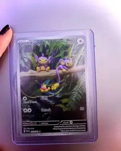 Pokemon TCG Aipom 211/182 Paradox Rift Illustration Rare Holo Eng 60HP 2023 - Image 1