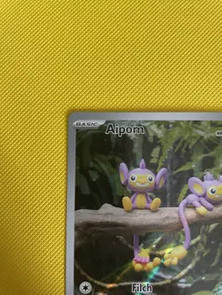 Pokemon TCG Aipom 211/182 Paradox Rift Illustration Rare Holo - Image 5