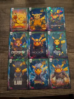Pokemon Pikachu Cosplay FE Holiday Box Hits. Non Tcg Fan Art Cards. Lot# (7) - Image 1