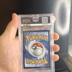 Pokemon TCG Sv10 Destined Rivals Team Rocket's Meowth IR Holo #203/182 PSA 10 - Image 2