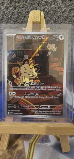 Team Rocket's Meowth 203/182 - SV10: Destined Rivals - Pokemon TCG - Image 1