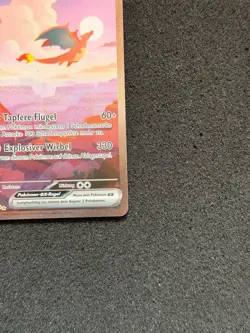 Pokemon Glurak ex 199/165 Special Illustration Rare Deutsch NM/Mint - Image 2