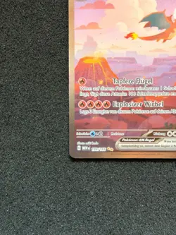 Pokemon Glurak ex 199/165 Special Illustration Rare Deutsch NM/Mint - Image 3
