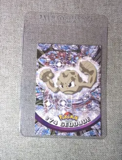 Geodude & Graveler Pokemon Evolution Line Topps Non Holo 74 75 TCG LP Toploader - Image 3