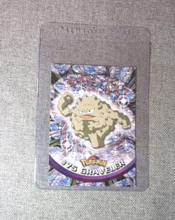 Geodude & Graveler Pokemon Evolution Line Topps Non Holo 74 75 TCG LP Toploader - Image 4