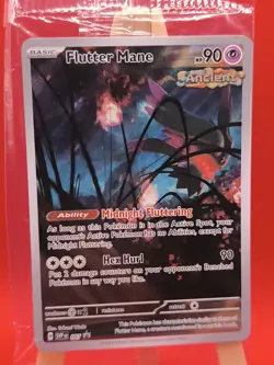Flutter Mane SVP097 Scarlet & Violet Illustration Full Art Pokemon Card * Sealed - Image 1