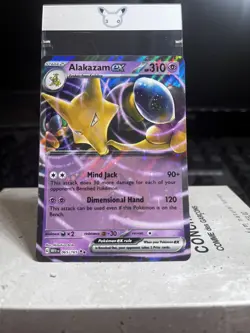 Pokemon TCG - Alakazam EX 065/165 Scarlet & Violet 151 Double Rare English - Image 1