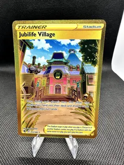Jubilife Village 212/189 Secret Rare Astral Radiance Pokemon Near Mint - Image 1