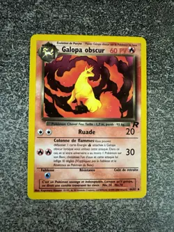 GALOPA OBSCUR UNCO - POKEMON 44/82 TEAM ROCKET EDITION 2 FR - Image 1